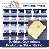 Tab Theme- D&C and Pearl of Great Price