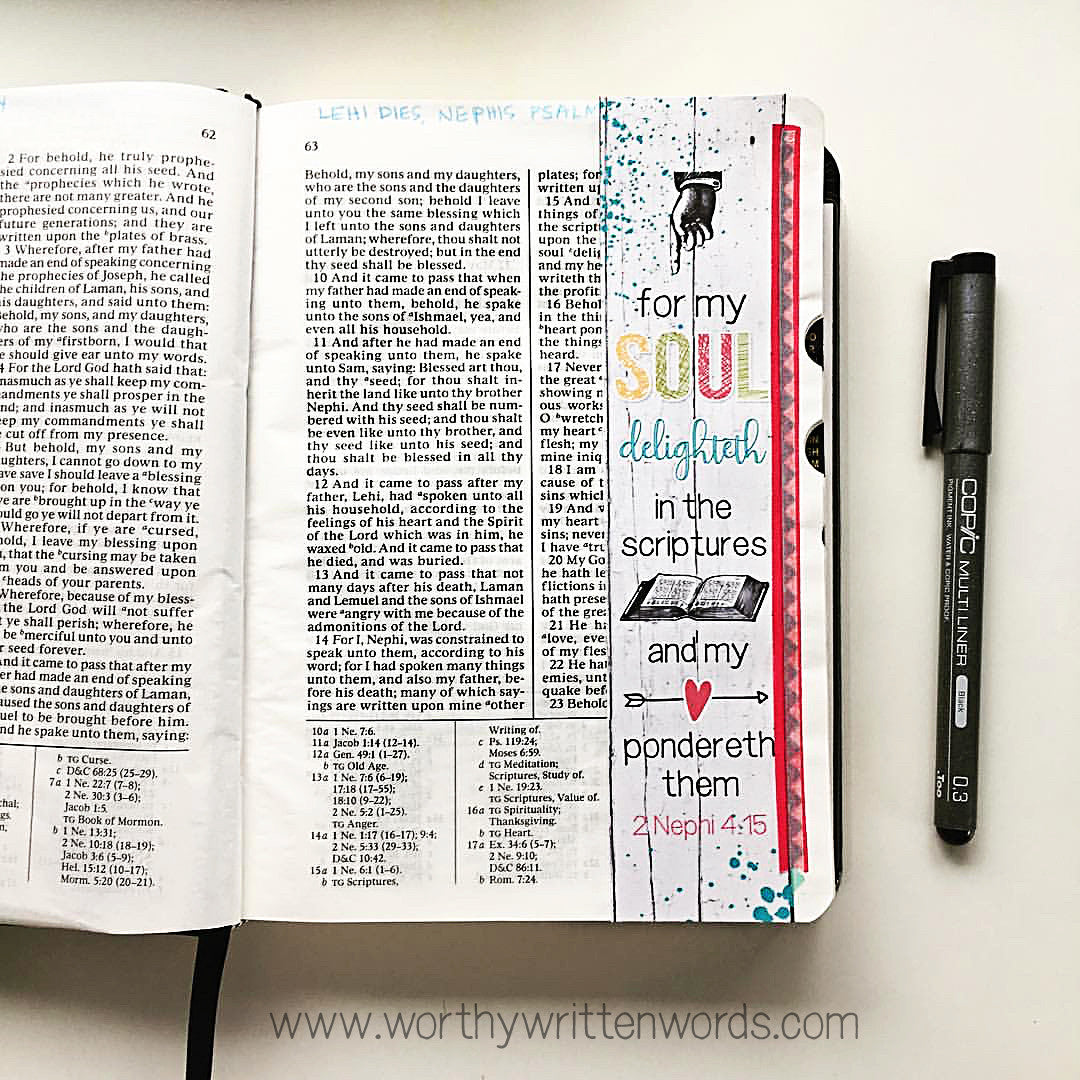 Scripture and Journal Margin Tipins