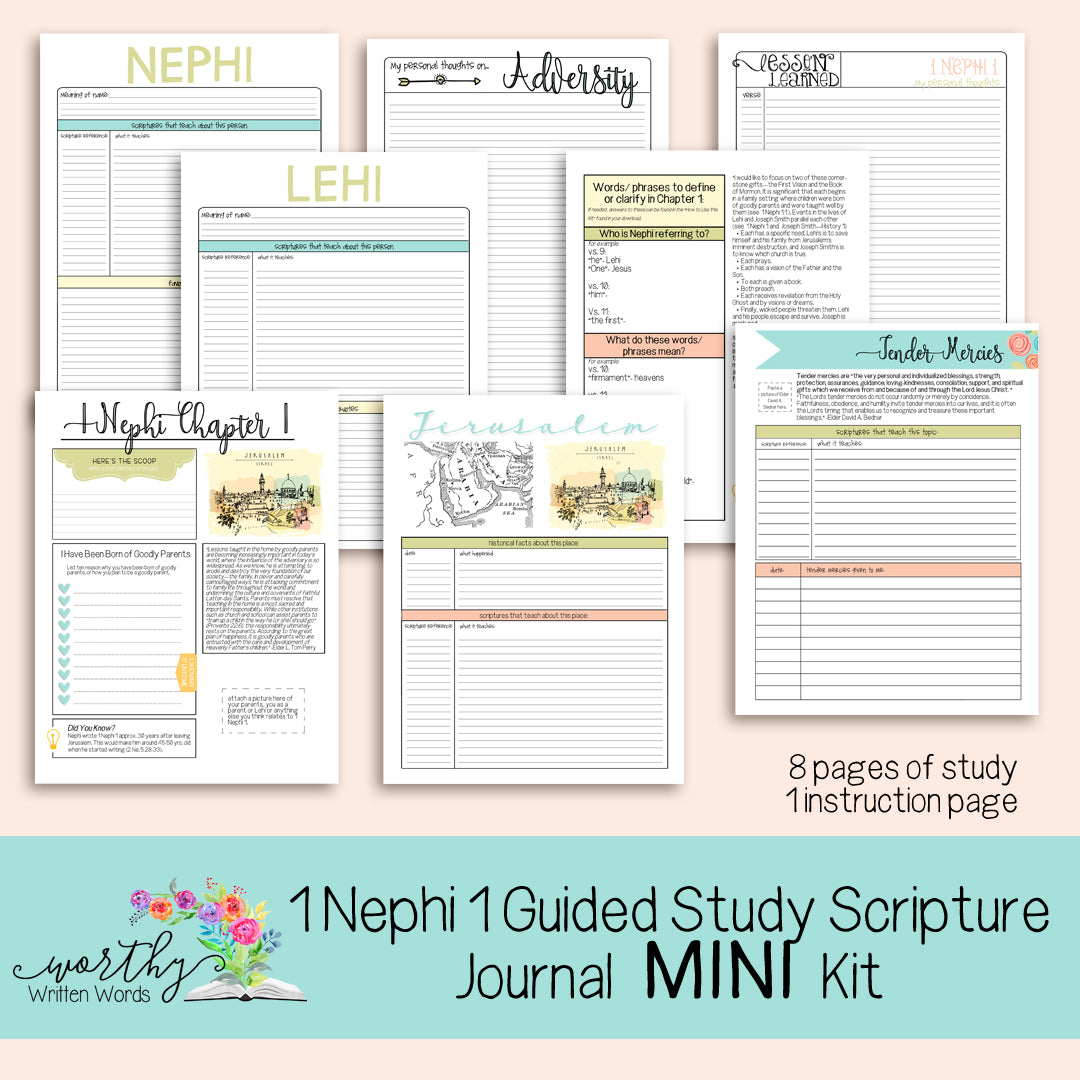 1 Nephi 1 Guided Study MINI Kit