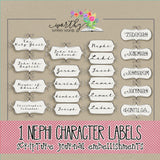 1 Nephi Character Labels