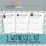 Three Witnesses Book of Mormon Scripture Journal Kit