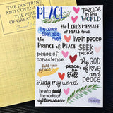 A Message of Peace Sticker Sheet