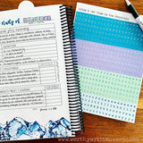 Arise & Get Thee to the Mountain Alphabet Stickers