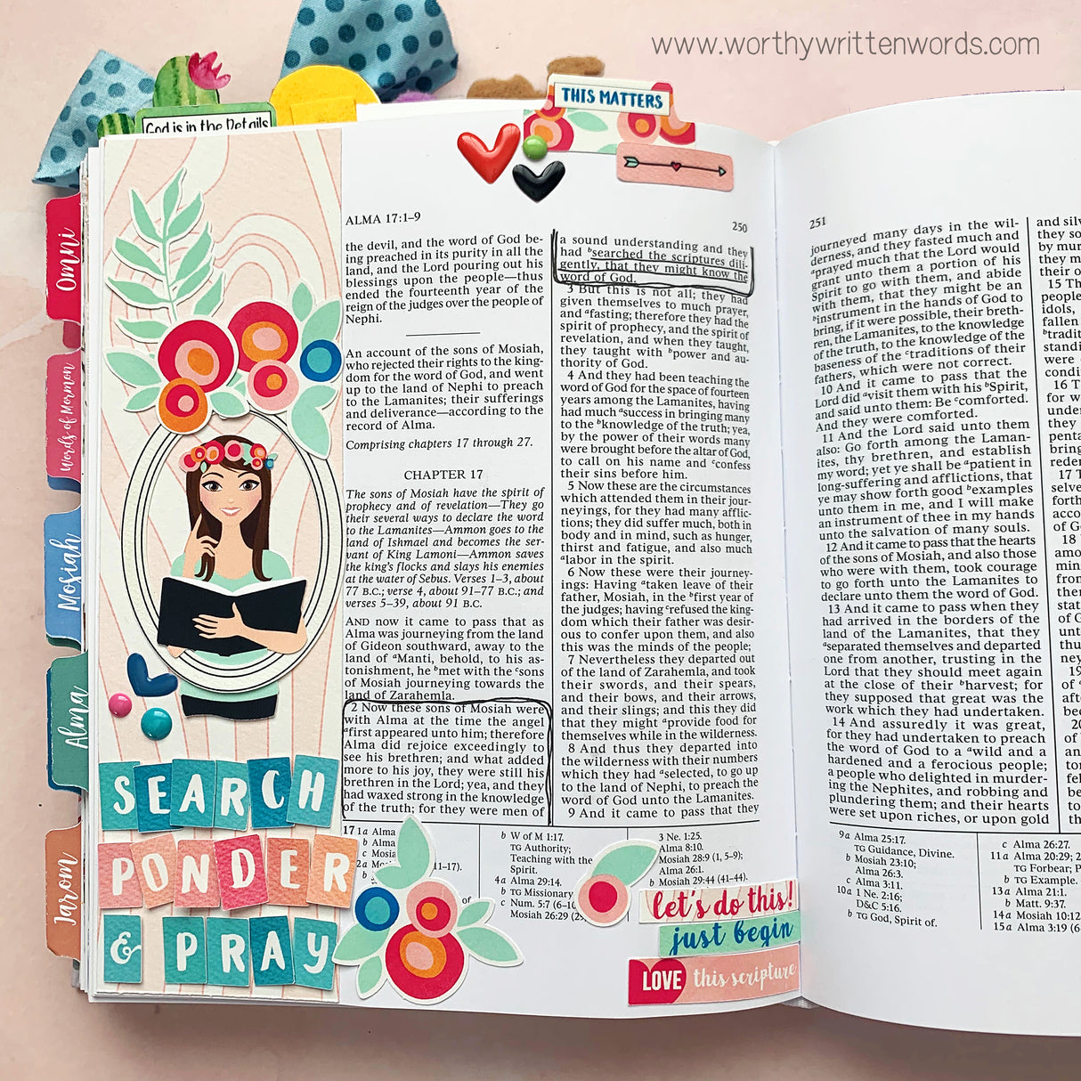 Search Ponder and Pray Page Kit