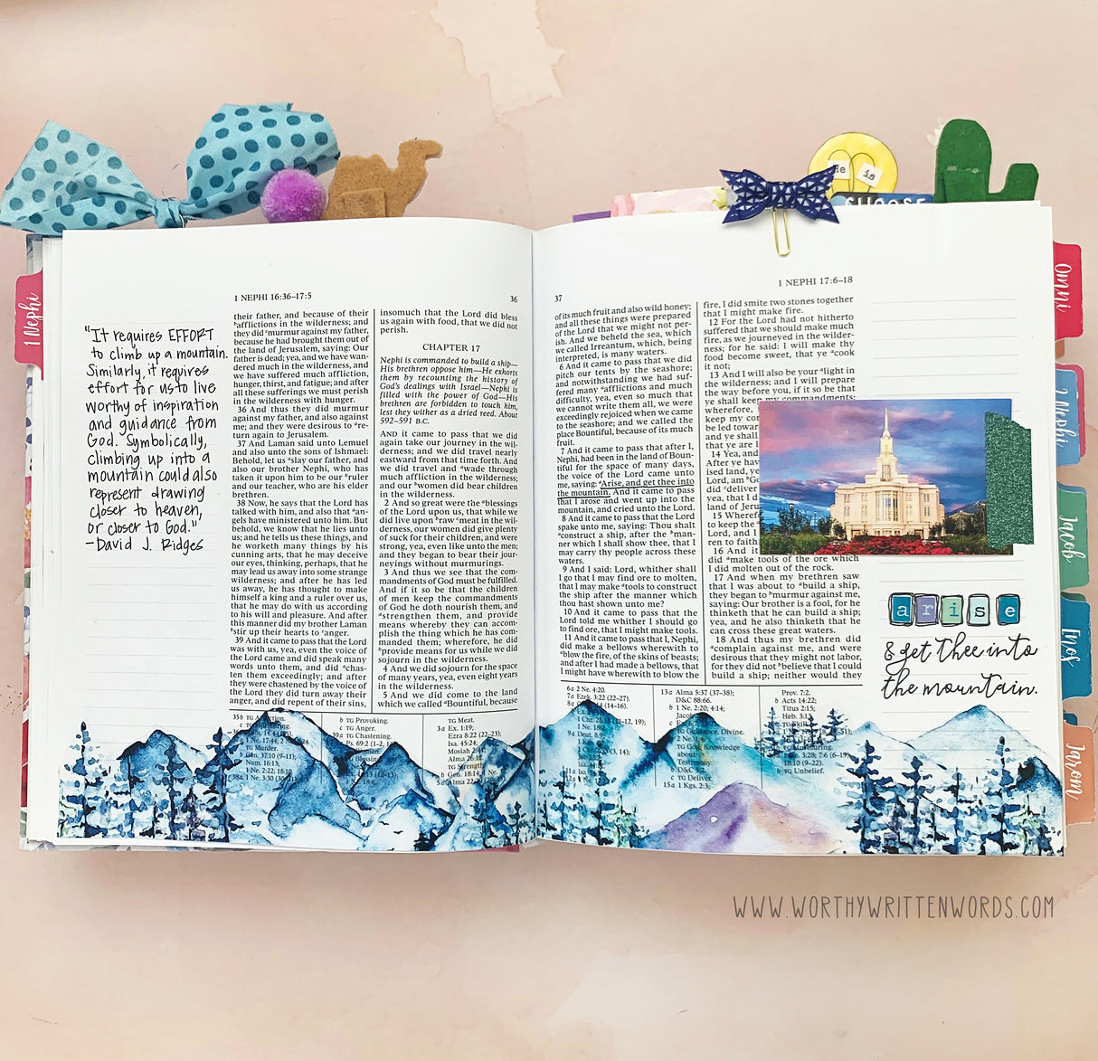 Arise & Get Thee to the Mountain Stickers