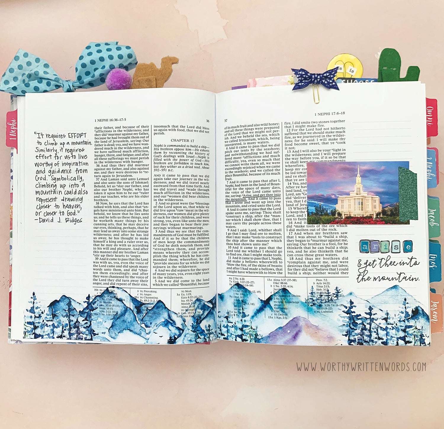 Arise & Get Thee to the Mountain Stickers