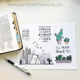 I'll Never Desert You FREEBIE