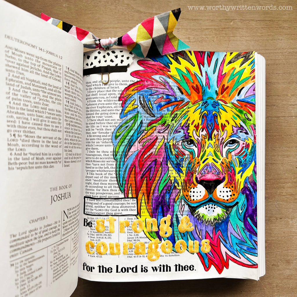 Strong and Courageous Page Kit