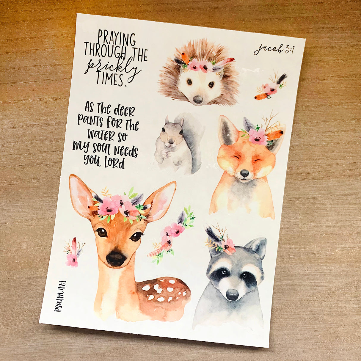 Forest Friends Sticker Sheet