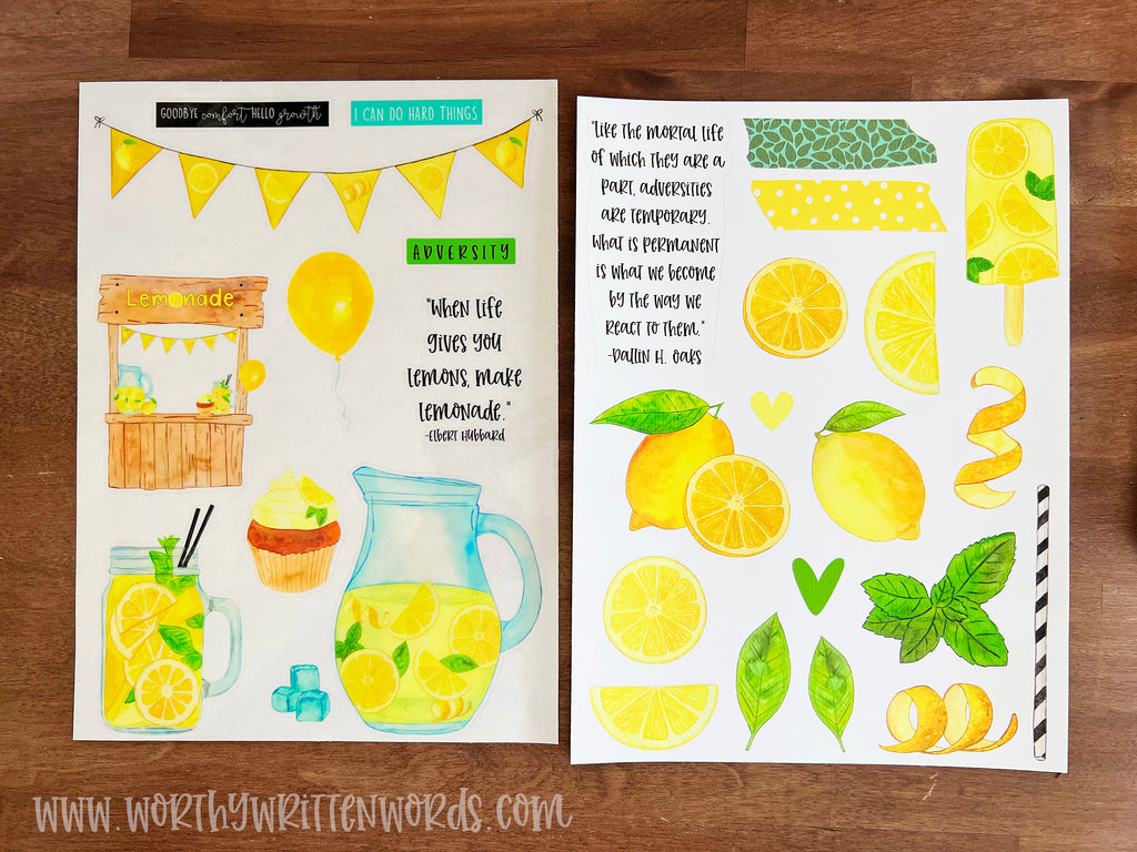 Lemonade Sticker Sheets