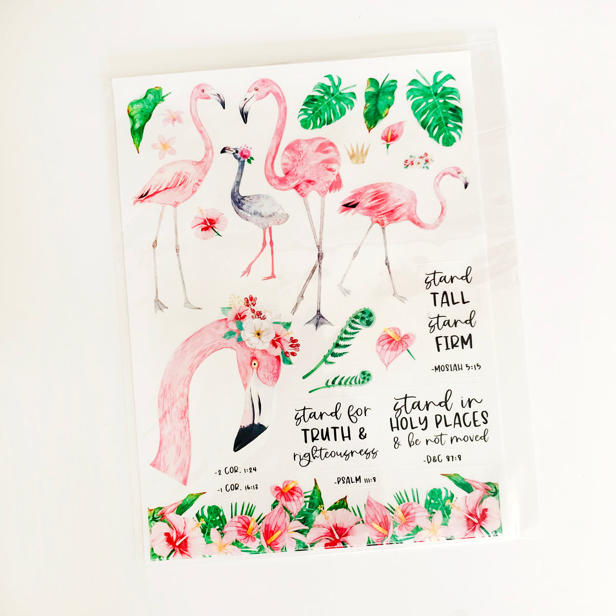Stand Tall Sticker Sheet – Worthy Written Words