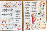 Harvest Sticker Sheets
