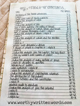 Chapters Kit - Worthy Written Words