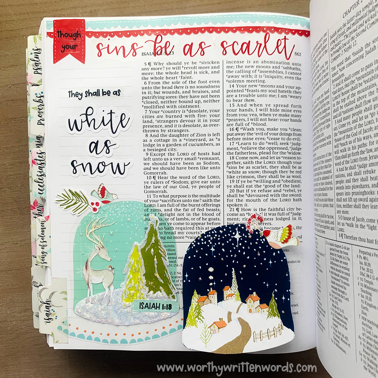 White as Snow Globes Sticker Sheets