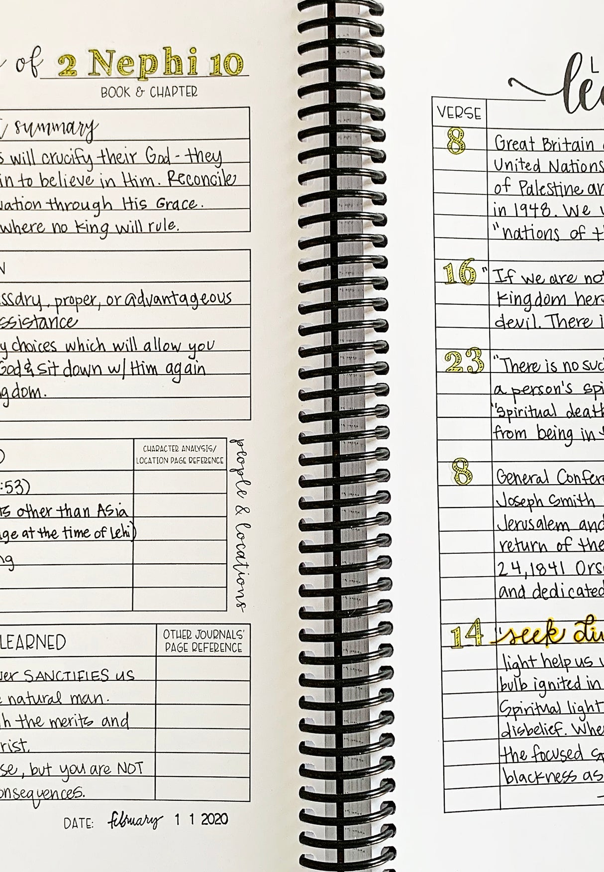 Light Unto Them Forever Alphabet Stickers