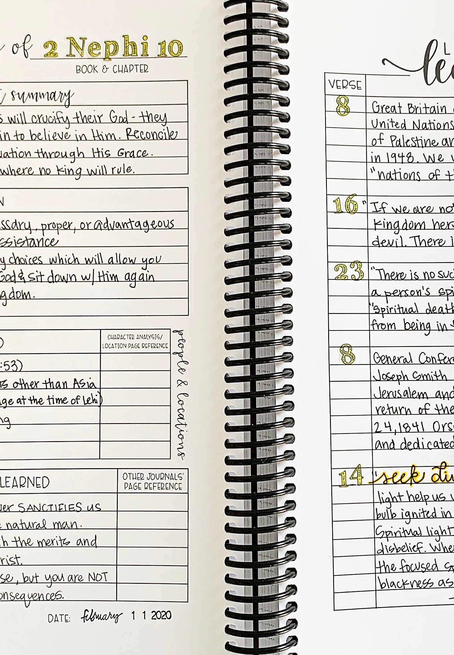 Light Unto Them Forever Alphabet Stickers