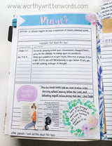 Prayer Study Kit - Worthy Written Words