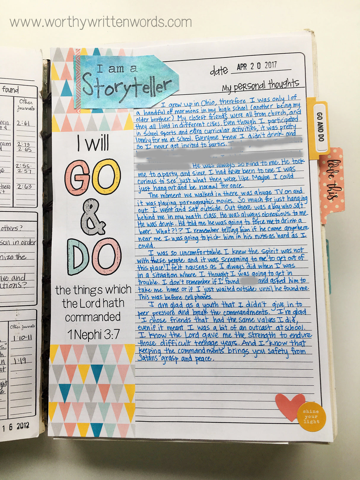 Scripture and Journal Margin Tipins