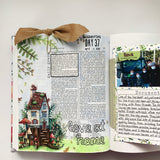 Fabric Raw Edge Horizontal Paperclip Bookmarks