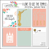 I Love to See the Temple Journal Cards