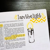 God is Light Sticker Sheet