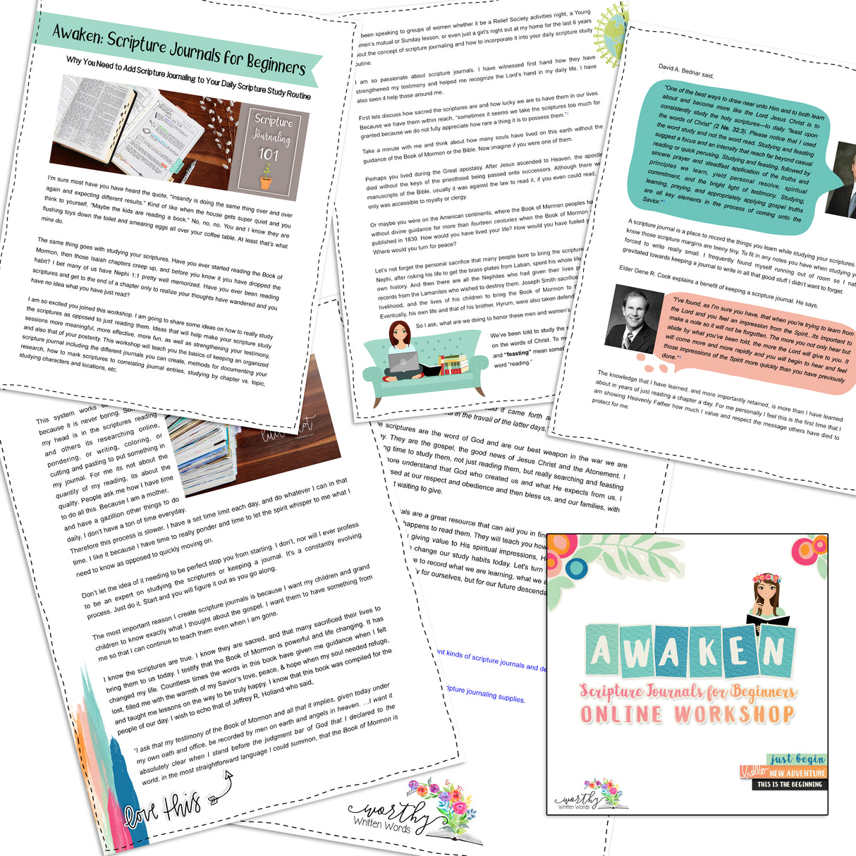 Awaken: Scripture Journals for Beginners Online Workshop