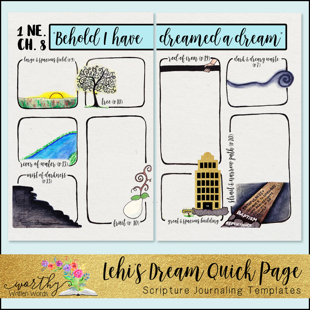 Already Printed: Lehi's Dream Quick Page Kit