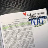 A Message of Peace Sticker Sheet