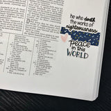 A Message of Peace Sticker Sheet