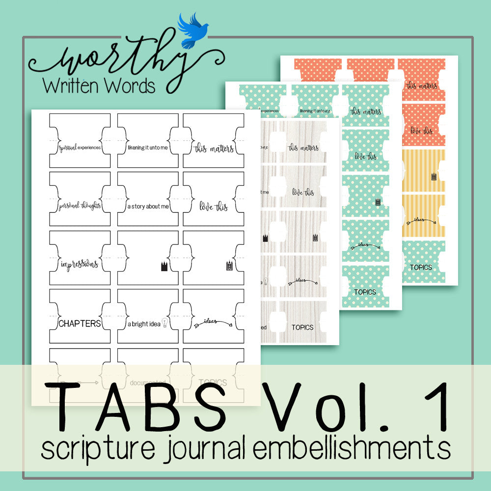 Tabs Volume 1 - Worthy Written Words