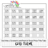 Doctrine & Covenants and Pearl of Great Price Title Tabs: Digital Downloads