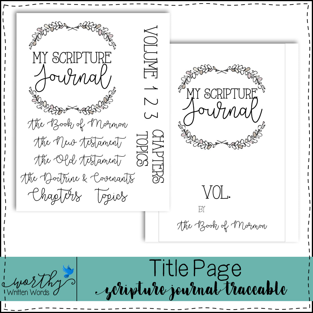 Title Page Traceable