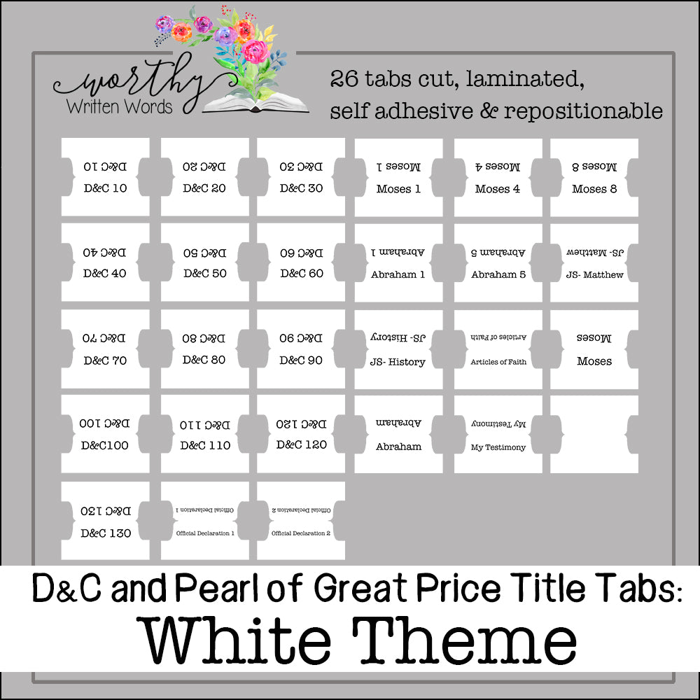 Choose Tabs- D&C