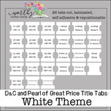 Choose Tabs- D&C