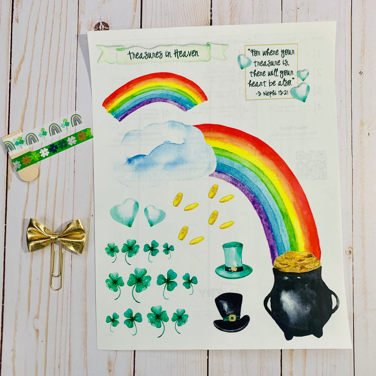 Treasures in Heaven Page Kit