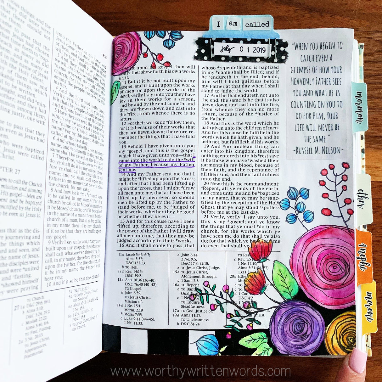 Wordy Bits: My Testimony Sticker Sheet