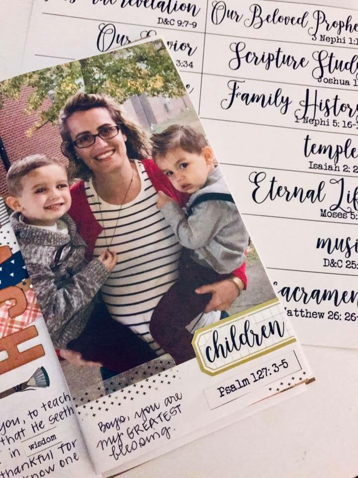 Name Them One By One Page Headers