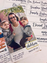 Name Them One By One Page Headers