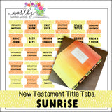 Choose Tabs- NT