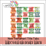 New Testament Book Title Tabs: Digital Downloads